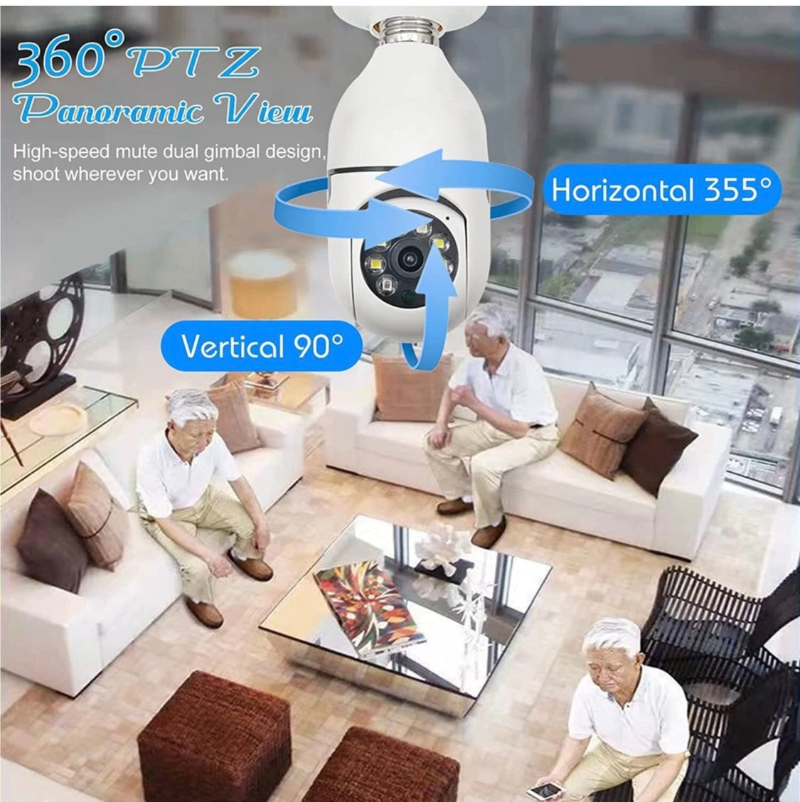 wi-if camera, 360° rotate By now 5% discount, and fast delivery