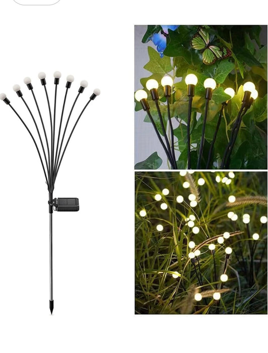 SACRO ER_Solar Garden Lights Outdoor Solar Firefly Lights Waterproof Solar Garden Solar Light