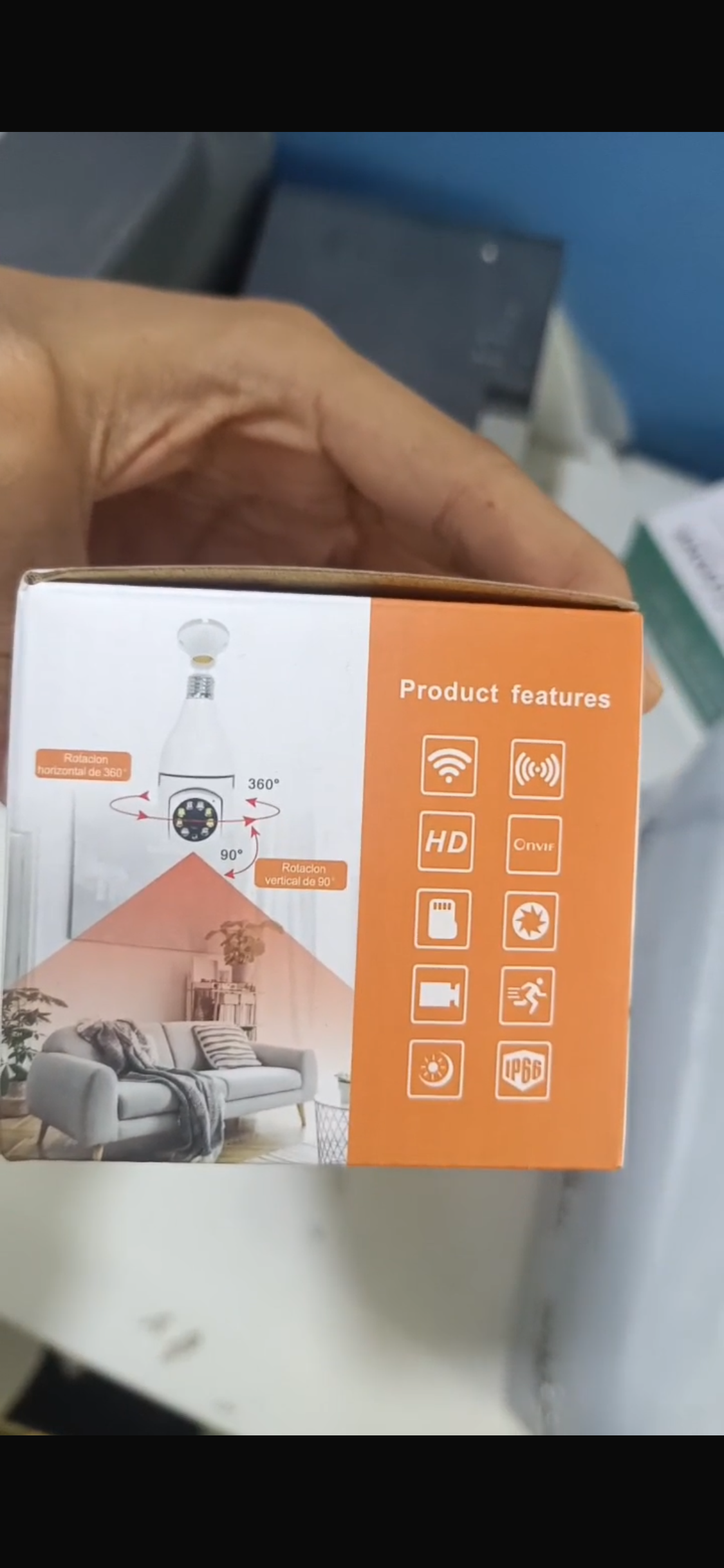 wi-if camera, 360° rotate By now 5% discount, and fast delivery